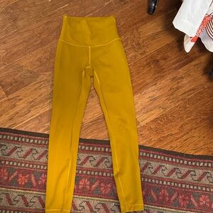 lululemon athletica High-Rise Golden Mustard Leggings
